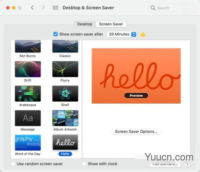 苹果 macOS Big Sur 11.3怎么使用新增的你好幕保护程序?