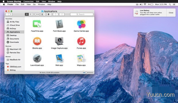 Yosemite使用技巧  如何使用Yosemite mac信息功能共享电脑屏幕教程