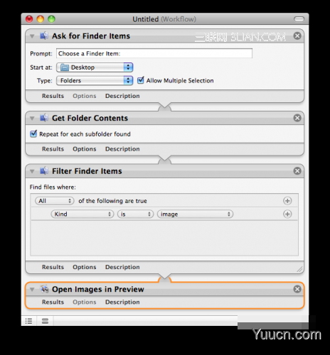 MAC用“预览”打开指定目录下图片的操作步骤