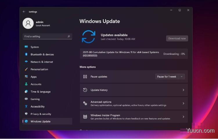 Windows 11 Build 22000.176 (KB5006050) 更新推送(附更新内容+安装)
