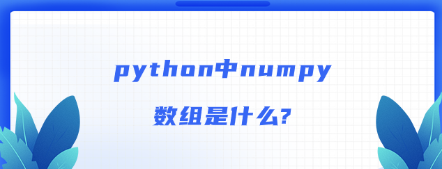 python中numpy数组是什么?