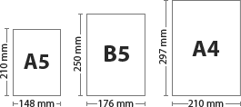 b4，b5纸尺寸