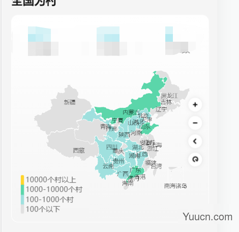 数据可视化 中国地图 可下钻到市 县 echarts图表 echarts
