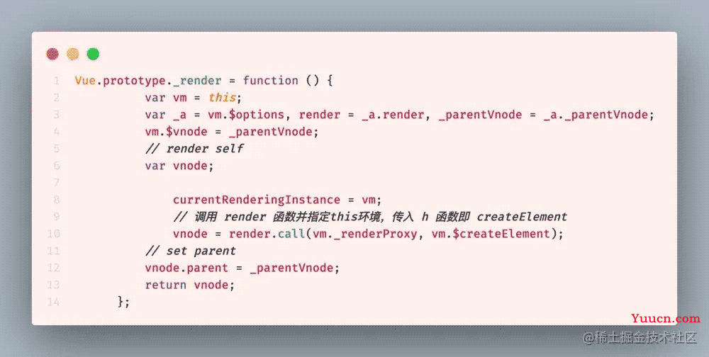 Vue中render函数调用时机与执行细节源码分析