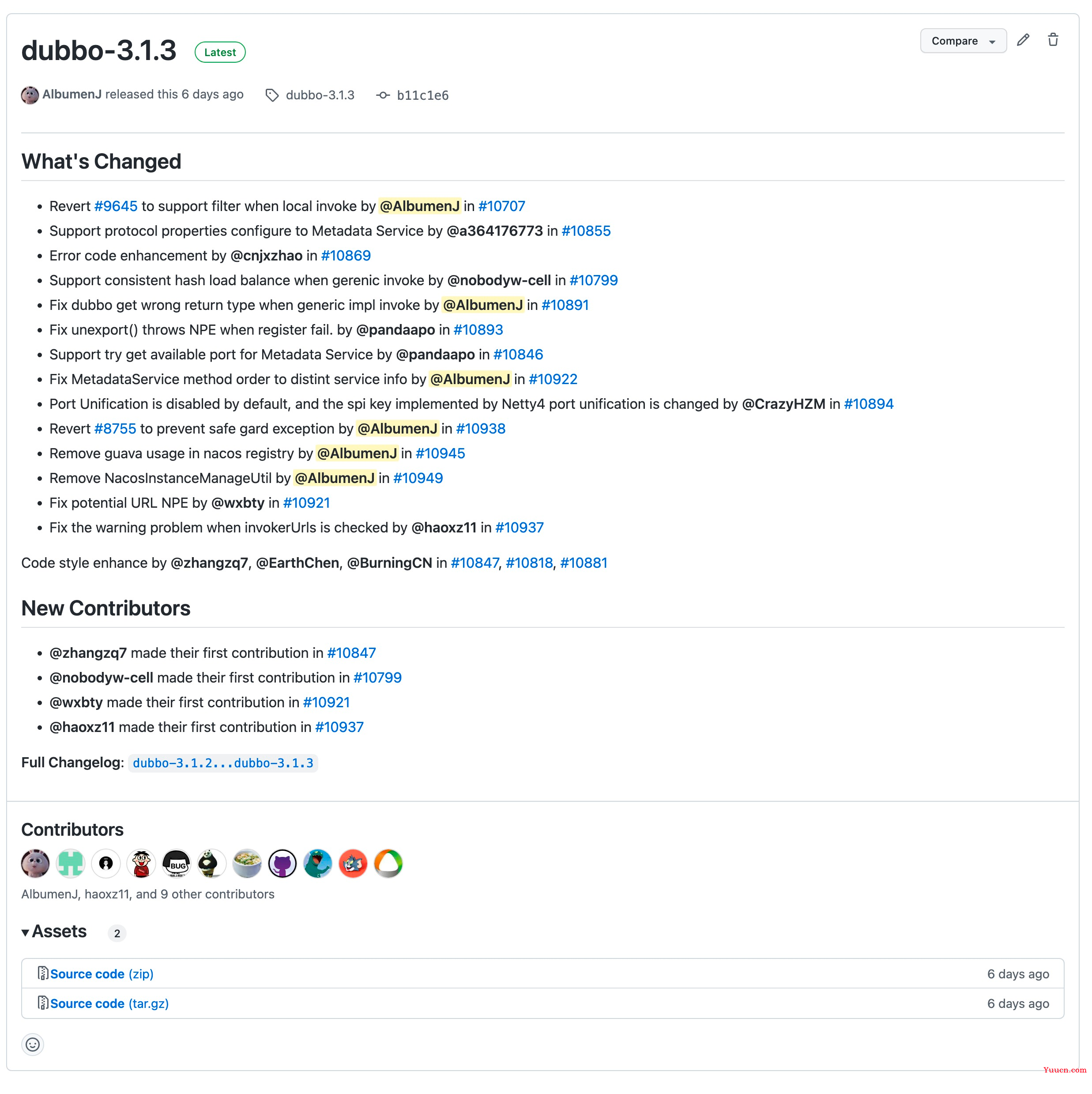 Dubbo 3.1.3、3.2.0-beta.2 正式发布