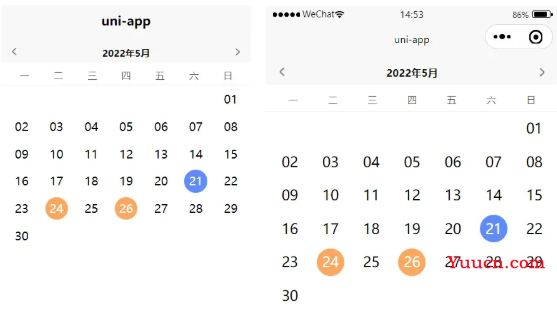 记录--手把手带你开发一个uni-app日历插件（并发布）