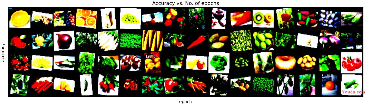 机器学习——果蔬分类
