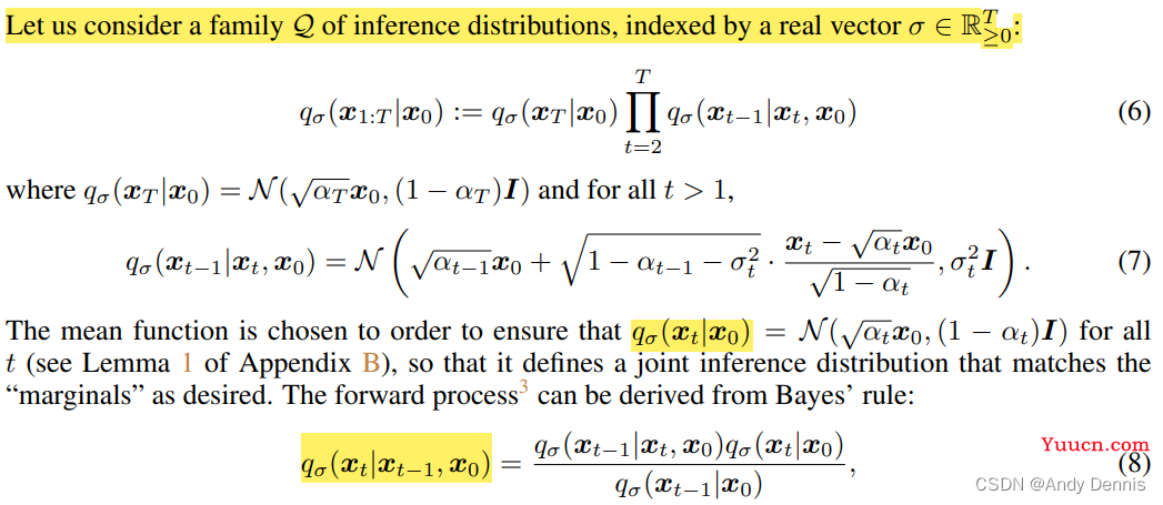 DDIM原理及代码(Denoising diffusion implicit models)