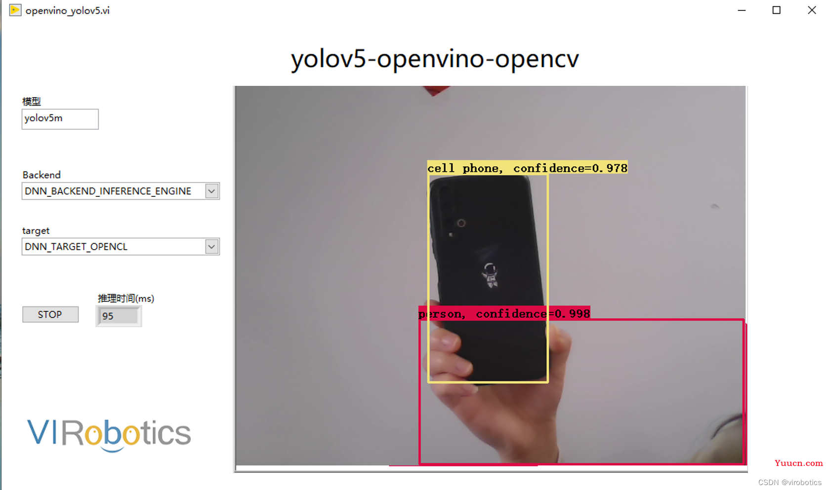 【YOLOv5】LabVIEW+OpenVINO让你的YOLOv5在CPU上飞起来