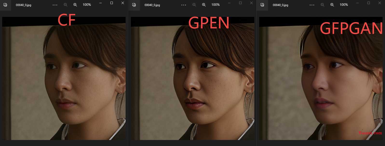 人脸清晰化神器codeFormer图形界面包GUI