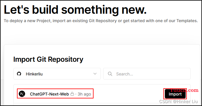 ChatGPT-Next-Web：Vercel 和 Cloudflare 的快速部署