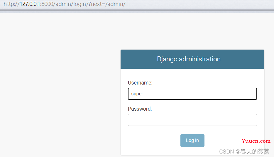 django+mysql实现一个简单的web登录页面