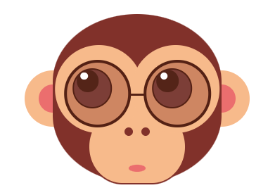 用css画一个csdn程序猿