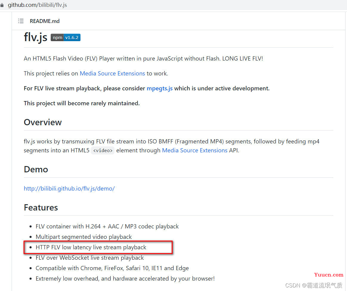 Nginx-http-flv-module流媒体服务器搭建+模拟推流+flv.js在前端html和Vue中播放HTTP-FLV视频流