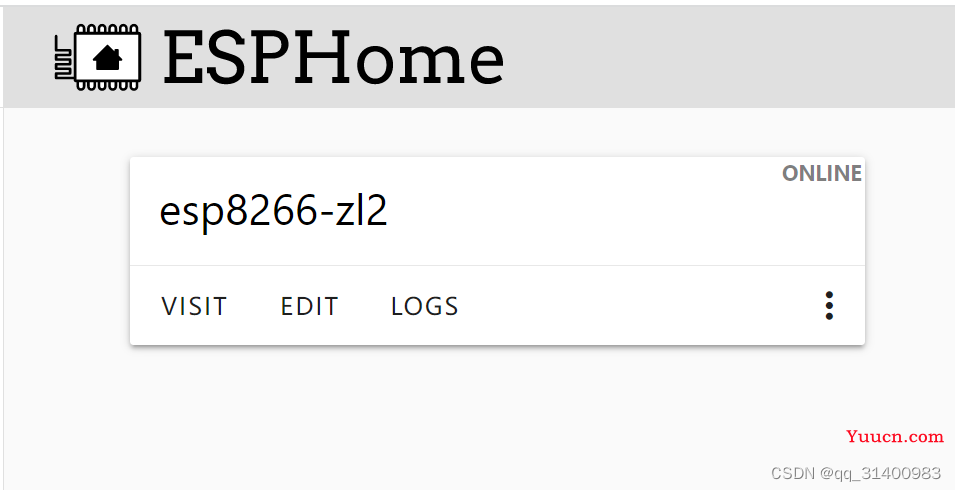 以DHT11、ESP8266为例介绍ESPHome在Home Assistant中的应用